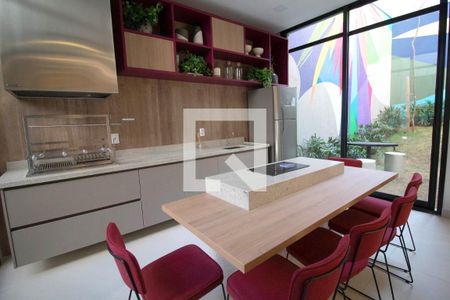 Studio à venda com 28m², 1 quarto e sem vaga Studio à venda com 28m², 1 quarto e sem vagaÁrea comum - Churrasqueira