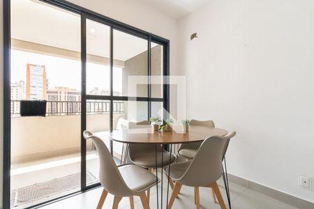 Sala de Jantar de apartamento para alugar com 1 quarto, 40m² em Indianópolis, São Paulo