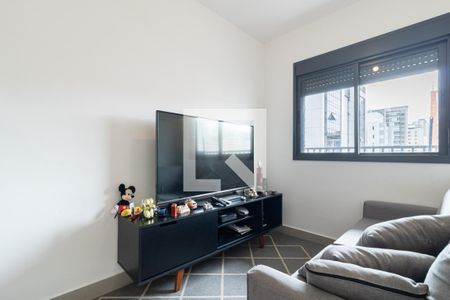 Sala de apartamento para alugar com 1 quarto, 40m² em Indianópolis, São Paulo