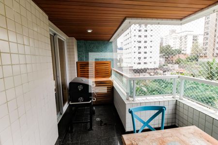 Varanda da Sala de apartamento à venda com 3 quartos, 185m² em Real Parque, São Paulo