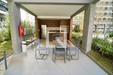 Apartamento à venda com 34m², 1 quarto e sem vaga Apartamento à venda com 34m², 1 quarto e sem vagaÁrea comum - Churrasqueira