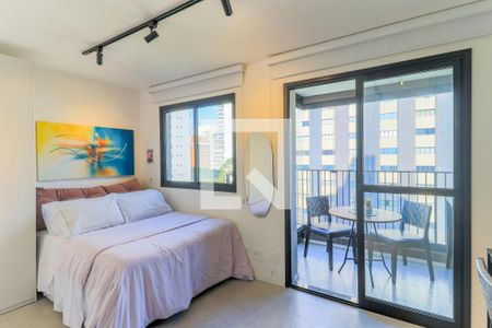 Sala/Quarto de kitnet/studio para alugar com 1 quarto, 26m² em Campo Belo, São Paulo