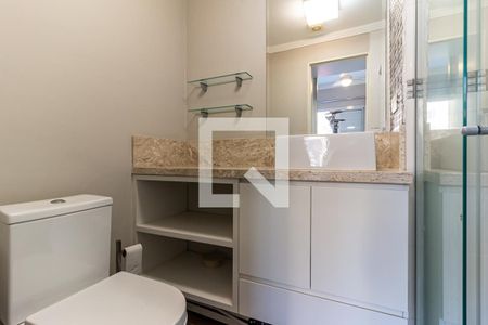 Banheiro de kitnet/studio para alugar com 1 quarto, 27m² em Santa Cecilia, São Paulo