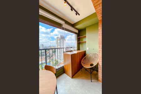 Varanda de kitnet/studio para alugar com 1 quarto, 25m² em Vila Mariana, São Paulo
