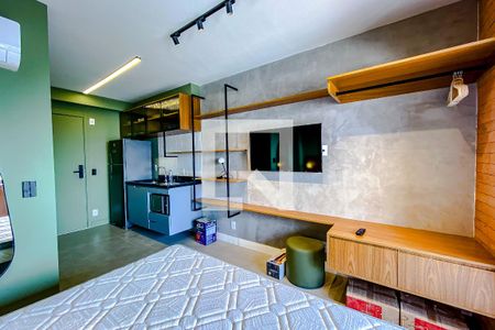 Quarto/Sala de kitnet/studio para alugar com 1 quarto, 25m² em Vila Mariana, São Paulo