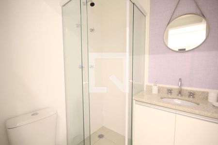 Banheiro de kitnet/studio para alugar com 1 quarto, 20m² em Vila Mariana, São Paulo