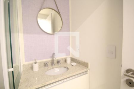 Banheiro de kitnet/studio para alugar com 1 quarto, 20m² em Vila Mariana, São Paulo