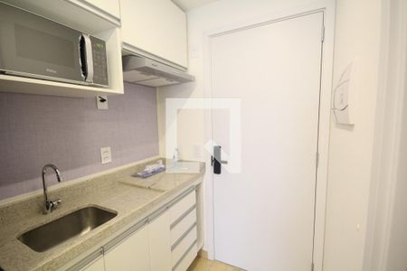 Cozinha de kitnet/studio para alugar com 1 quarto, 20m² em Vila Mariana, São Paulo