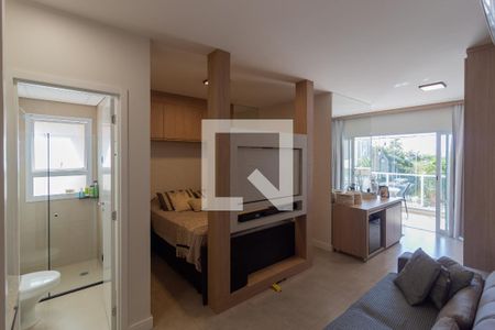 Sala de apartamento para alugar com 1 quarto, 48m² em Campo Belo, São Paulo