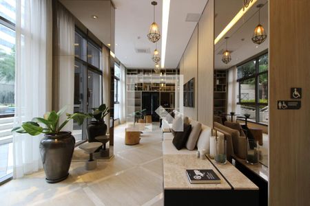 Studio à venda com 27m², 1 quarto e sem vaga Studio à venda com 27m², 1 quarto e sem vagaÁrea comum - Hall Social