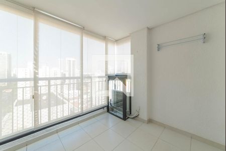 Varanda - Cozinha Integrada de apartamento para alugar com 1 quarto, 38m² em Vila Cordeiro, São Paulo