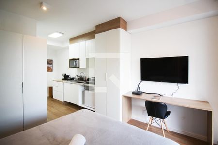 Sala de kitnet/studio à venda com 1 quarto, 30m² em Indianópolis, São Paulo
