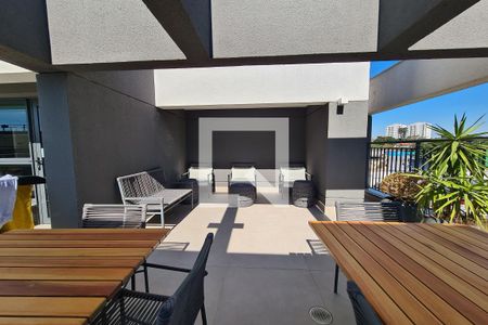 Studio à venda com 28m², 1 quarto e sem vaga Studio à venda com 28m², 1 quarto e sem vagaÁrea comum - Churrasqueira