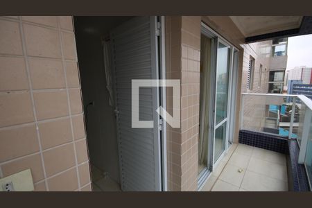Varanda de apartamento para alugar com 2 quartos, 50m² em Nova Mirim, Praia Grande