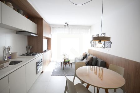 Sala/Cozinha/Serviço de apartamento para alugar com 1 quarto, 40m² em Vila Mariana, São Paulo
