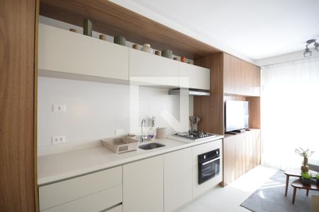Sala/Cozinha/Serviço de apartamento para alugar com 1 quarto, 40m² em Vila Mariana, São Paulo