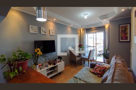 Sala de apartamento para alugar com 2 quartos, 50m² em Santa Maria, São Caetano do Sul