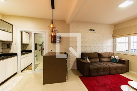 Sala de casa de condomínio para alugar com 3 quartos, 110m² em Niterói, Canoas