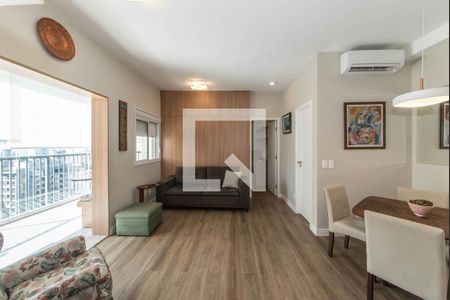 Sala de apartamento para alugar com 1 quarto, 65m² em Vila Cordeiro, São Paulo