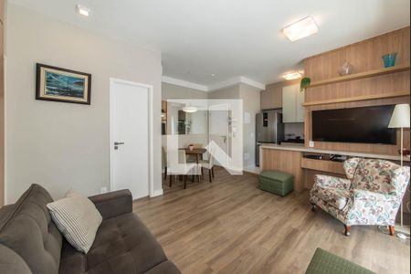 Sala de apartamento para alugar com 1 quarto, 65m² em Vila Cordeiro, São Paulo