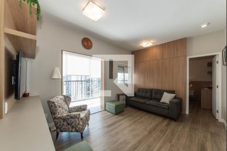 Sala de apartamento para alugar com 1 quarto, 65m² em Vila Cordeiro, São Paulo