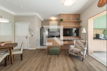 Sala de apartamento para alugar com 1 quarto, 65m² em Vila Cordeiro, São Paulo