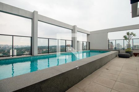 Piscina de kitnet/studio à venda com 1 quarto, 27m² em Jardim das Acácias, São Paulo