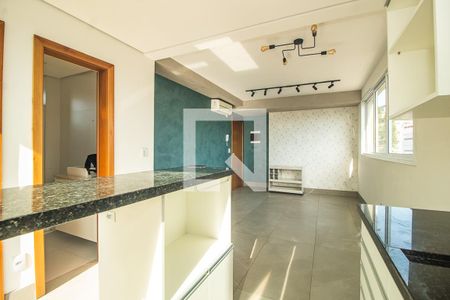 Sala de apartamento para alugar com 1 quarto, 73m² em Menino Deus, Porto Alegre