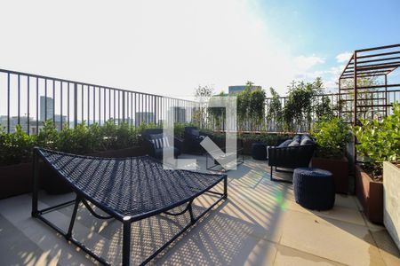 Studio para alugar com 29m², 1 quarto e sem vaga Studio para alugar com 29m², 1 quarto e sem vagaÁrea comum - Terraço