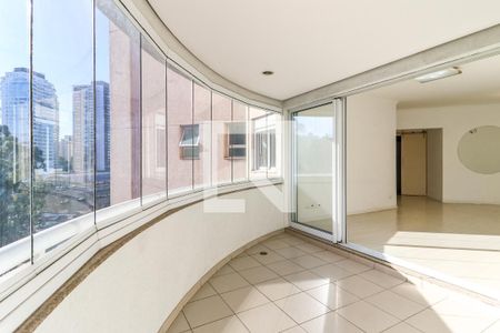 Varanda da Sala de apartamento à venda com 4 quartos, 138m² em Brooklin, São Paulo