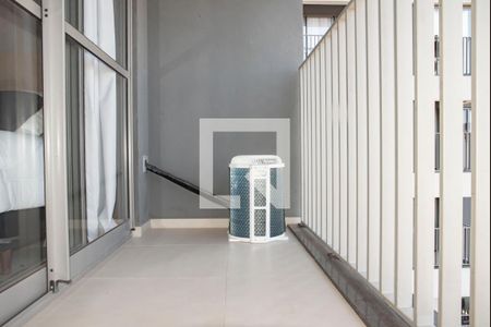 Varanda do Studio de kitnet/studio para alugar com 1 quarto, 21m² em Vila Clementino, São Paulo