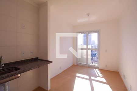 Sala/Cozinha de apartamento para alugar com 1 quarto, 27m² em Mooca, São Paulo