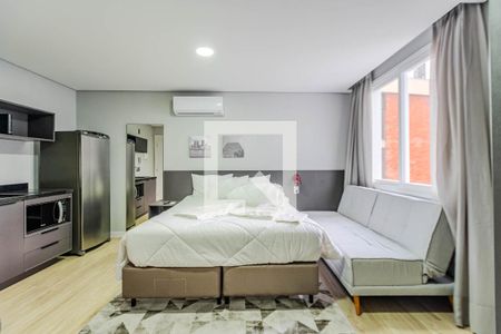 Cozinha de apartamento à venda com 1 quarto, 25m² em Centro Histórico, Porto Alegre