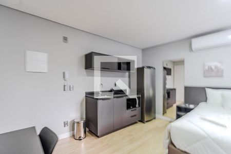 Cozinha de apartamento à venda com 1 quarto, 25m² em Centro Histórico, Porto Alegre