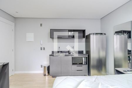 Cozinha de apartamento à venda com 1 quarto, 25m² em Centro Histórico, Porto Alegre