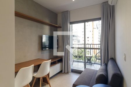 Sala de apartamento à venda com 1 quarto, 36m² em Consolação, São Paulo