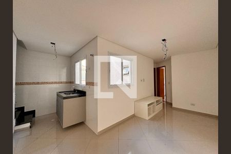 Sala de apartamento para alugar com 2 quartos, 78m² em Parque João Ramalho, Santo André
