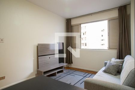 Sala de apartamento à venda com 1 quarto, 40m² em Jardim Paulista, São Paulo