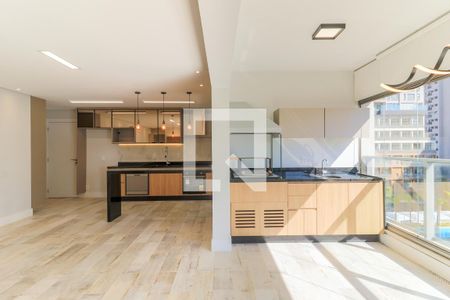 Sala de apartamento para alugar com 3 quartos, 105m² em Jardim das Acácias, São Paulo