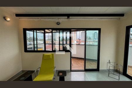 Apartamento à venda com 90m², 1 quarto e 2 vagas Apartamento à venda com 90m², 1 quarto e 2 vagasCobertura - Sala de Tv