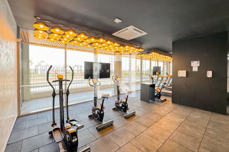Studio à venda com 34m², 1 quarto e sem vaga Studio à venda com 34m², 1 quarto e sem vagaAcademia