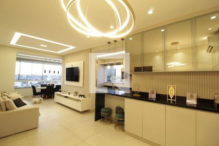 Sala de apartamento para alugar com 3 quartos, 127m² em Granada, Uberlândia