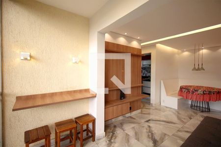 Sala de apartamento para alugar com 2 quartos, 67m² em Saudade, Belo Horizonte