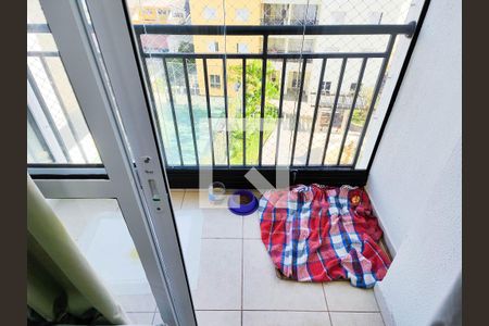 Varanda da Sala de apartamento para alugar com 2 quartos, 52m² em Jardim Jamaica, Santo André