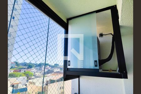 Varanda da Sala de apartamento para alugar com 2 quartos, 52m² em Jardim Jamaica, Santo André