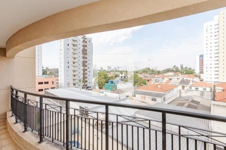 Varanda da Sala de apartamento para alugar com 4 quartos, 104m² em Chácara Santo Antônio (zona Sul), São Paulo