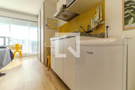 Studio à venda com 22m², 1 quarto e sem vagaCozinha
