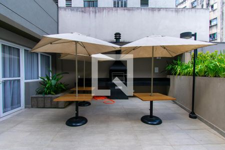 Studio para alugar com 23m², 1 quarto e 1 vaga Studio para alugar com 23m², 1 quarto e 1 vagaChurrasqueira