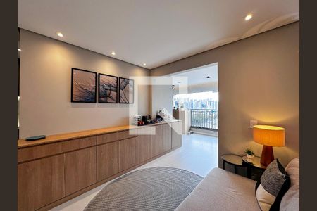 Sala de apartamento à venda com 2 quartos, 84m² em Jardim Caravelas, São Paulo