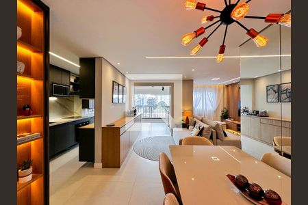 Sala de apartamento à venda com 2 quartos, 84m² em Jardim Caravelas, São Paulo